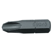 Schroevendraaierbit 1/4" tbv kruiskop-schroeven PH Schroevendraaierbit 1/4" tbv kruiskop-schroeven PH