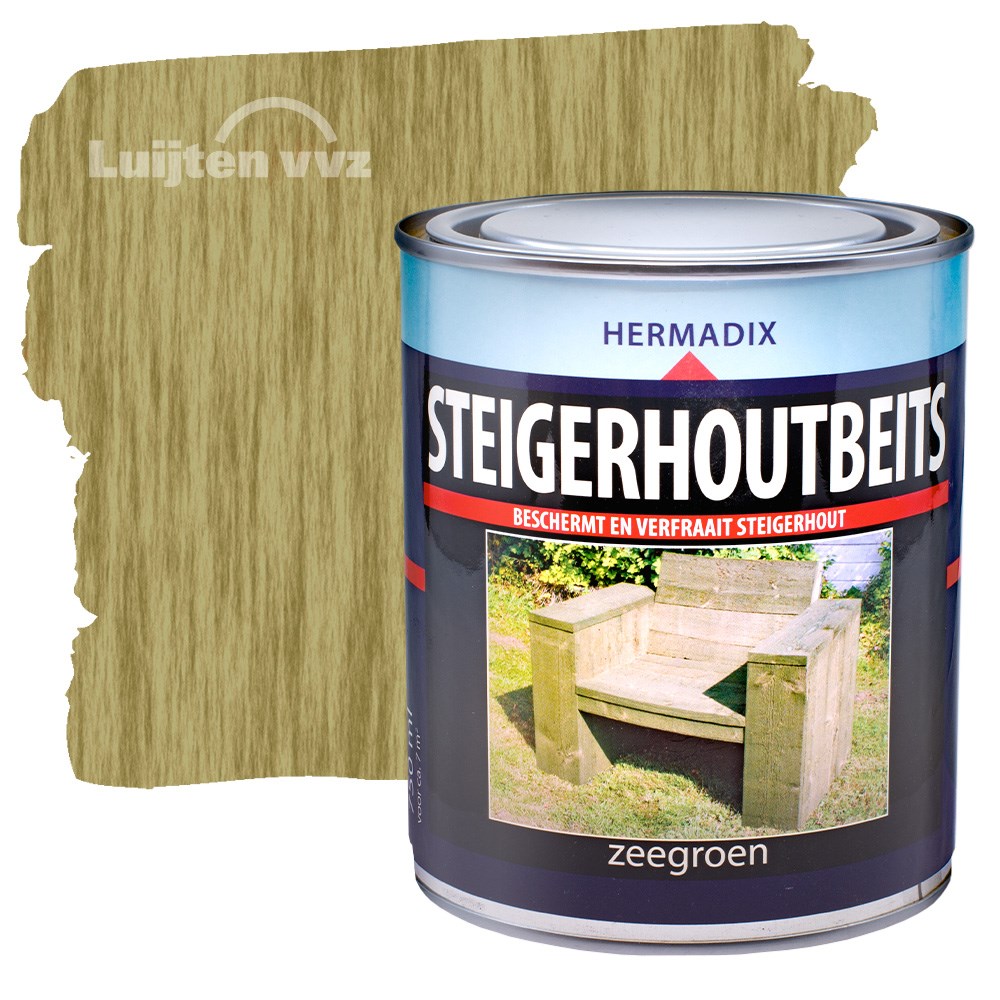 Hermadix Steigerhoutbeits Zeegroen (2)