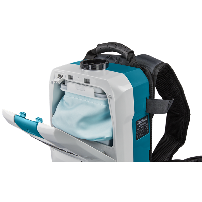 Afbeelding Makita 40 v max rugstofzuiger voor schoonmaak