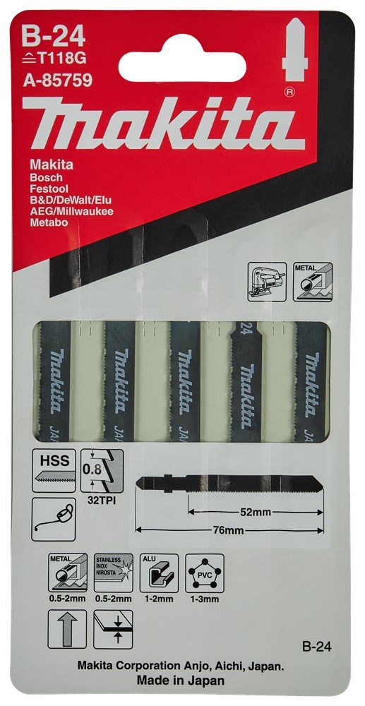 decoupeerzaagblad makita for bi-metal-2 decoupeerzaagblad makita for bi-metal-2