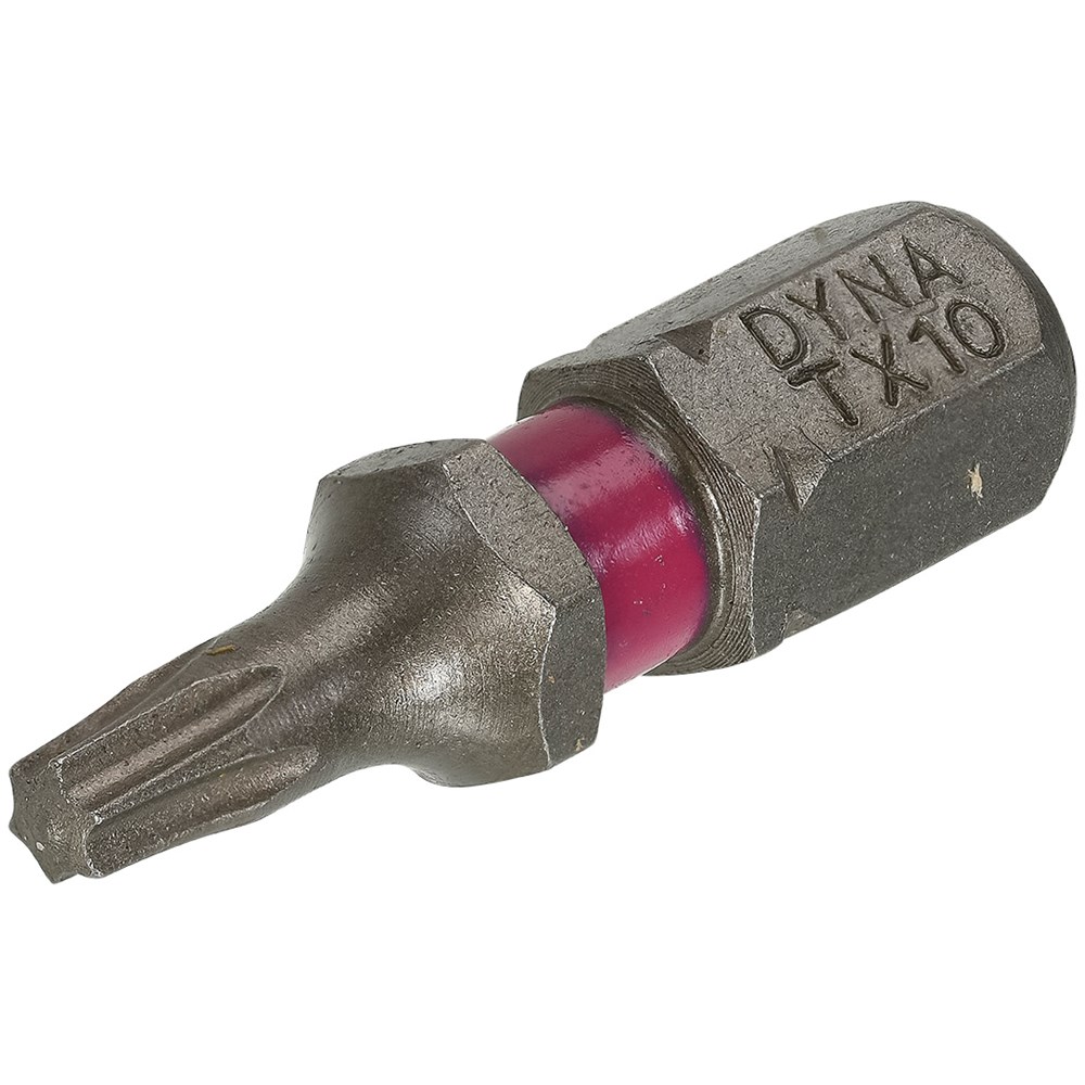 Afbeelding voor DYNAPLUS SCHROEFBIT 25MM TX-10 ROZE (10)