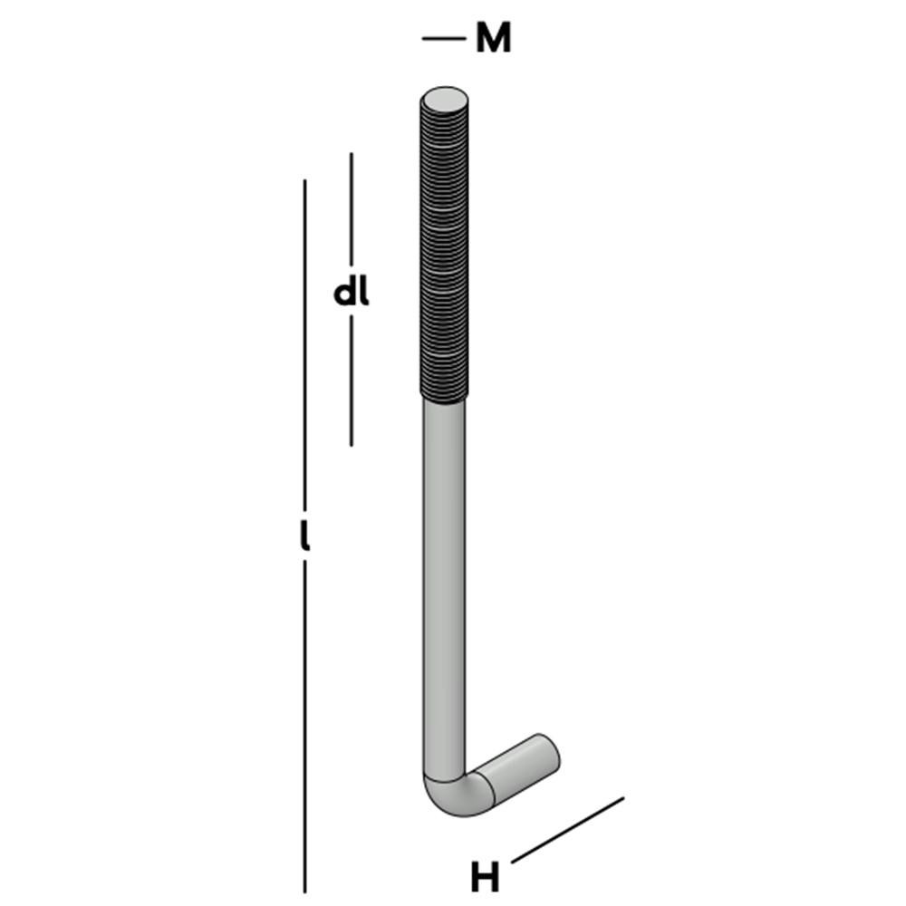 muurplaatanker met haak blank-2 muurplaatanker met haak blank-2