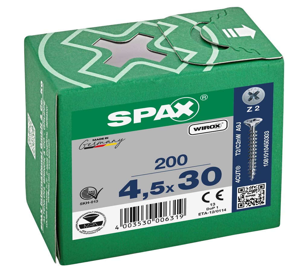 spaanplaatschroef wirox spax-4 spaanplaatschroef wirox spax-4