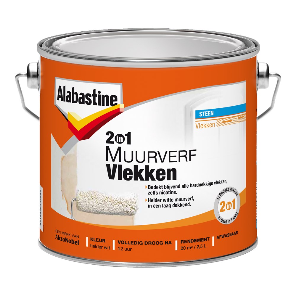Alabastine 2in1 muurverf vlekken (1)