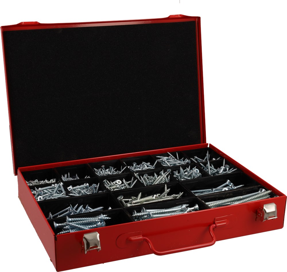 assortimentskoffer metaal rood kelfort-2 assortimentskoffer metaal rood kelfort-2