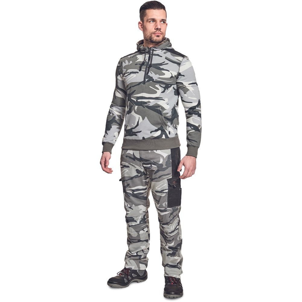 Crambe Sweatshirt Hoodie Camouflage Wit (3)