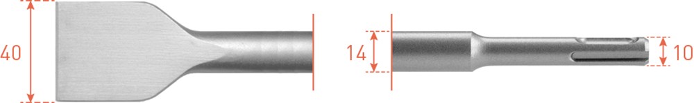 Afbeelding voor Spadebeitel SDS-plus 215