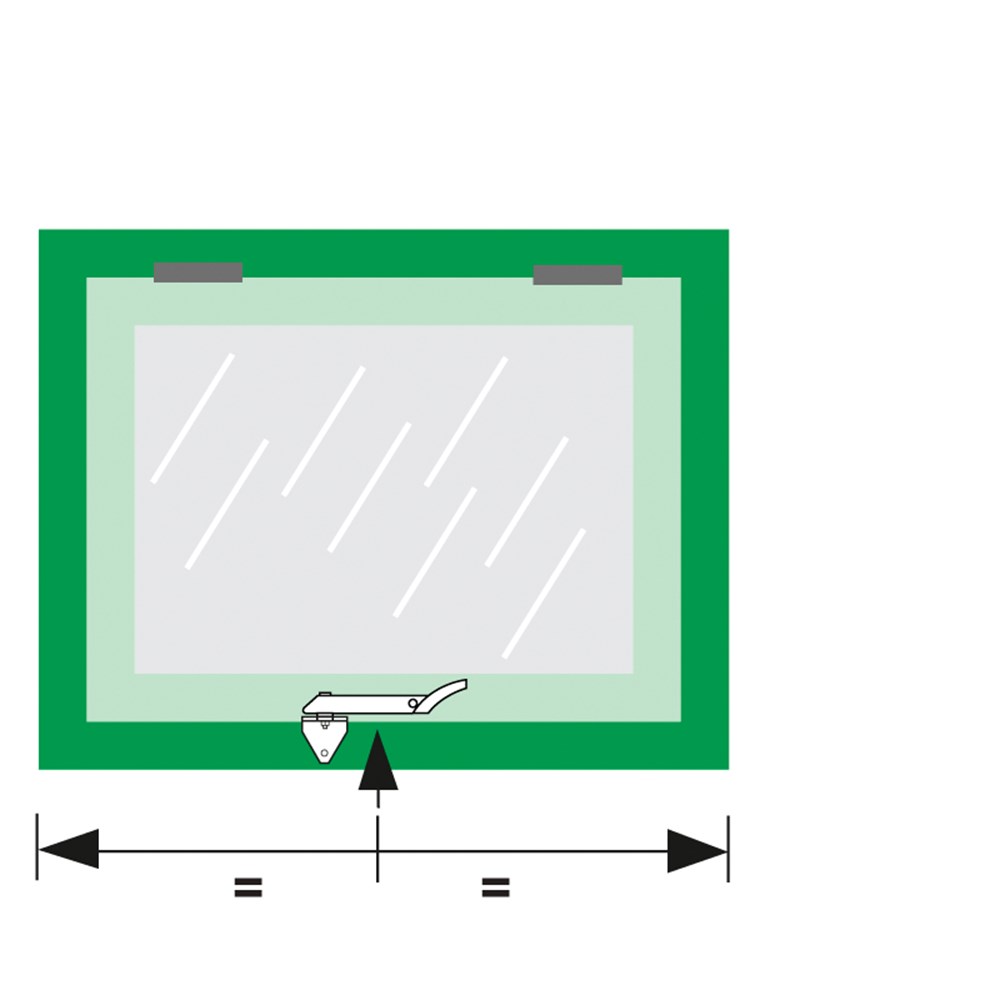 combi-raamuitzetter rvs/wit axa-2 combi-raamuitzetter rvs/wit axa-2