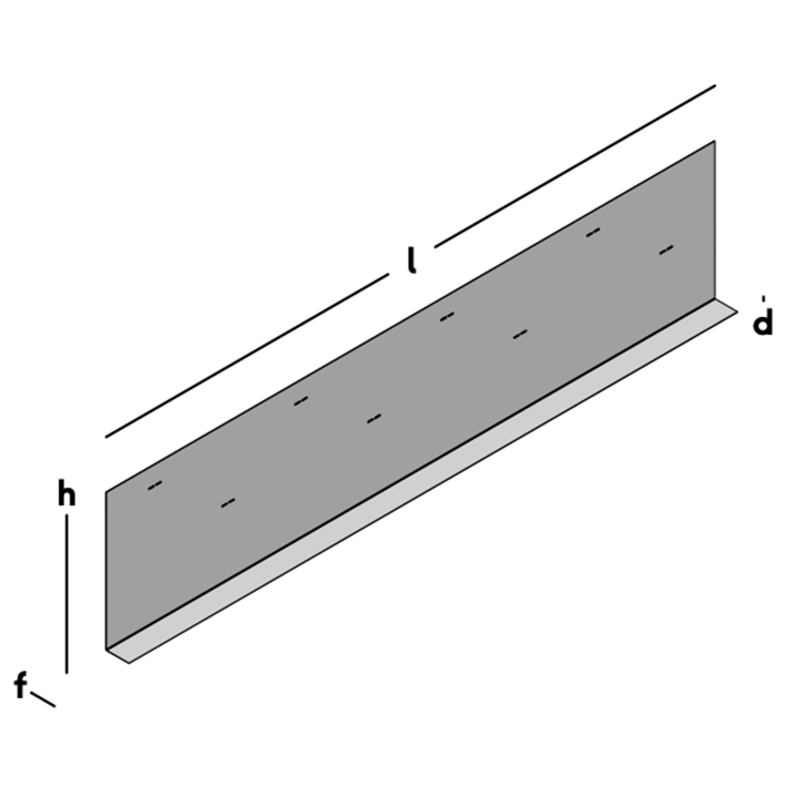 Afbeelding tekening GB metalen randkist 90° sv-1
