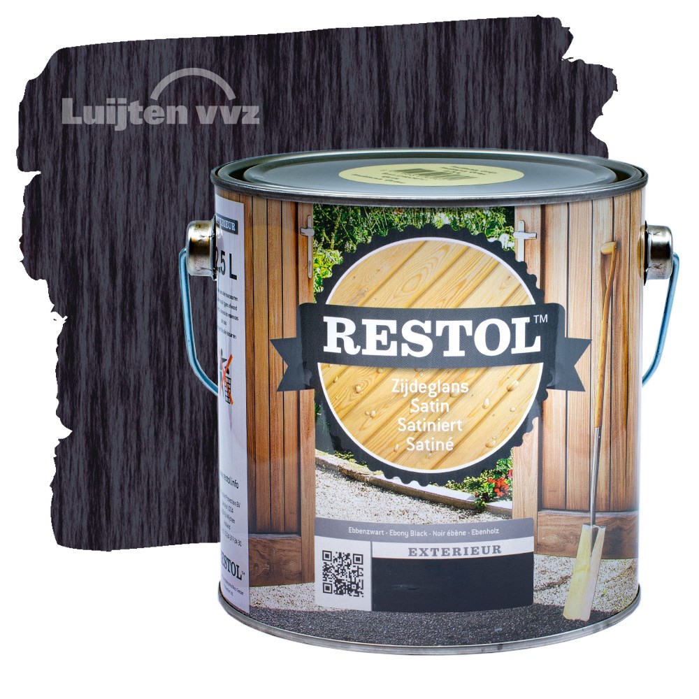 Restol Houtolie Zijdeglans Ebbenzwart (2)