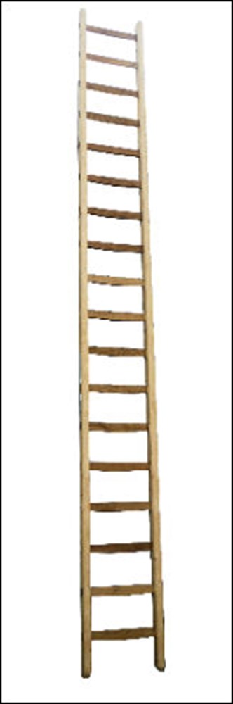 Ladder enkel, hout