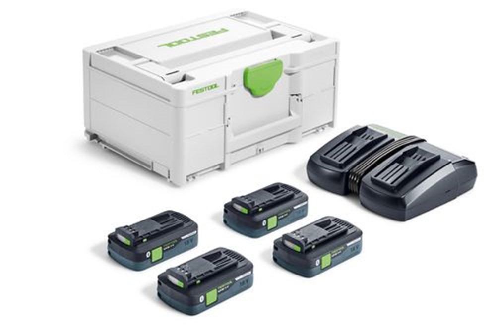 Festool energie-set SYS 18V 4x4,0/TCL 6 DUO 577104 (2)
