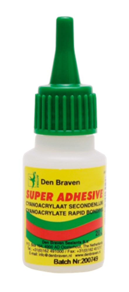 Proficiat Gemaakt van Stap DEN BRAVEN Super Lijm Trans. 20GR | Keller's IJzerhandel B.V.