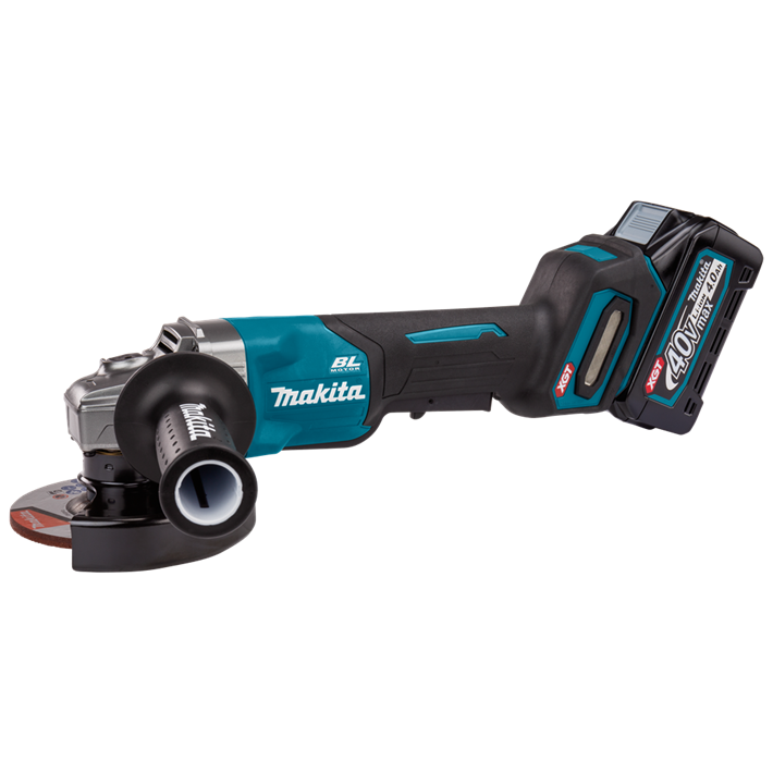 Afbeelding Makita 40 v max haakse slijper 125 mm GA016GM201