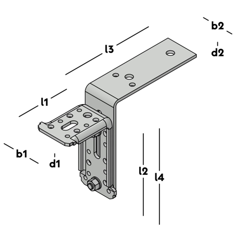 XL-kozijnstelbeugel sv-2 XL-kozijnstelbeugel sv-2