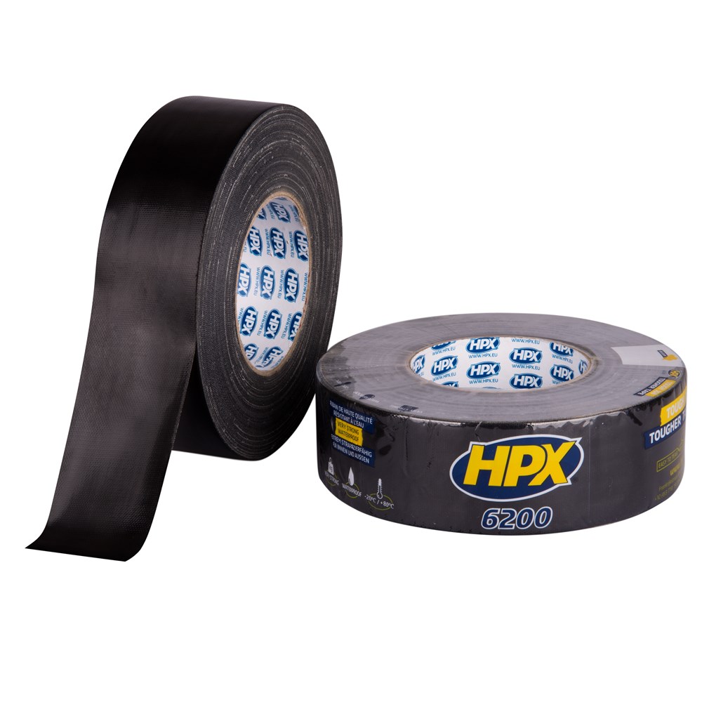 Pantsertape - zwart 48mm x 50m