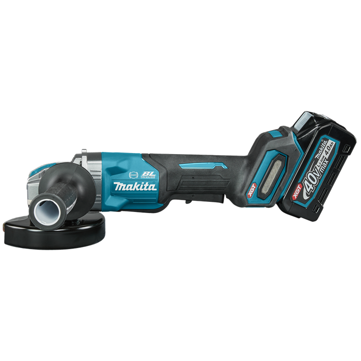 Afbeelding Makita 40 v max haakse slijper 125 mm x-lock