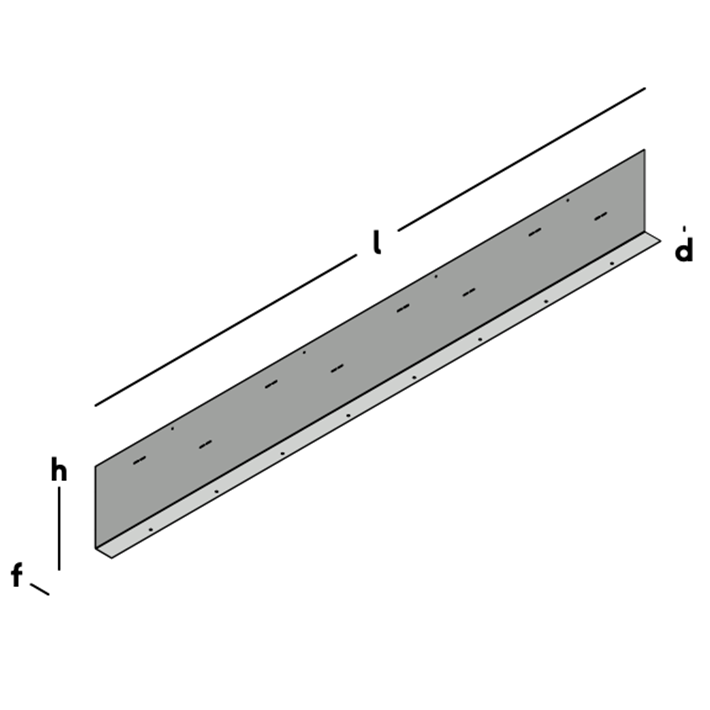 Afbeelding tekening GB metalen randkist 90° sv-1