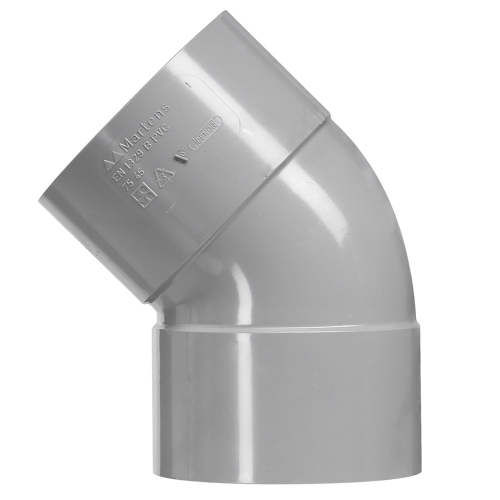 bocht pvc grijs rwa-2 bocht pvc grijs rwa-2