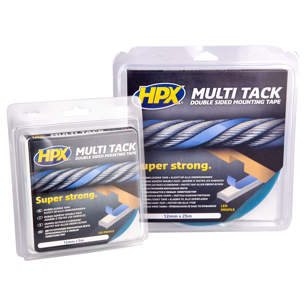Afbeelding voor Dubbelzijdige Multi-tack tape LED profile