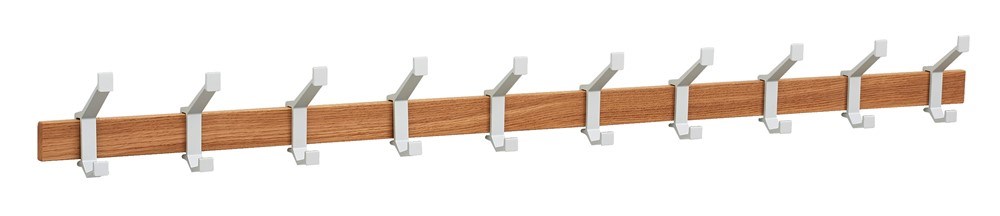 kapstok aluminium f1/eikenhout hermeta-1 kapstok aluminium f1/eikenhout hermeta-1