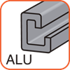 Geschikt voor het zagen/inkorten van aluminium profielstrips Geschikt voor het zagen/inkorten van aluminium profielstrips