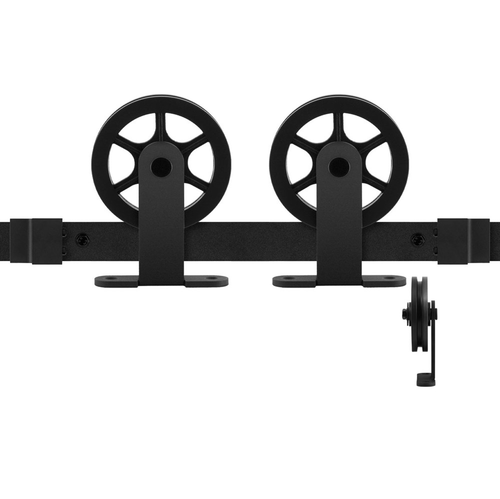 Zwart, Zwart, Staal verzinkt, Nee, 200 cm, Suuri, RAL 9005, set, Industrieel GPF050361200.png