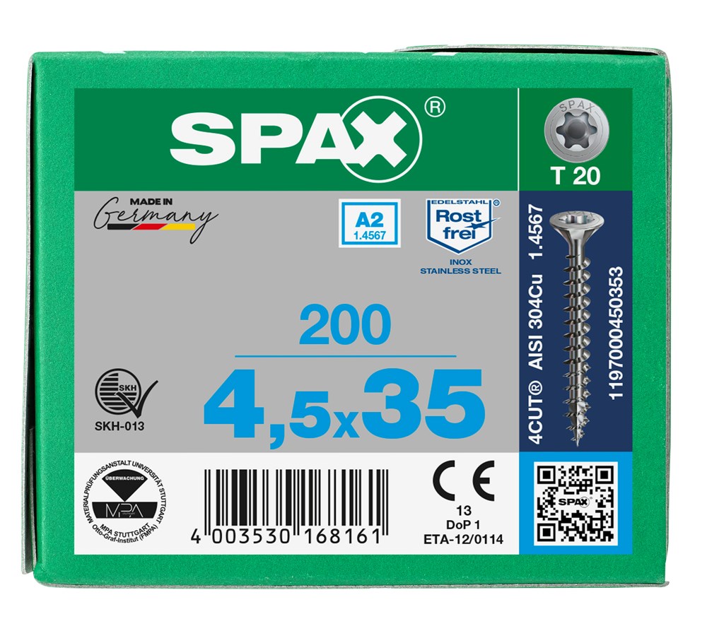 spaanplaatschroef rvs a2 spax-6 spaanplaatschroef rvs a2 spax-6