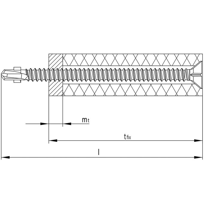 Afbeelding Vleugelteks schroef PK PH-Drive RVS A2