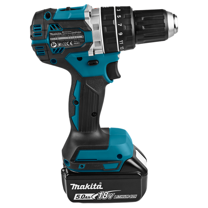 Afbeelding Makita 18 v klopboor-/schroefmachine DHP484RTJ