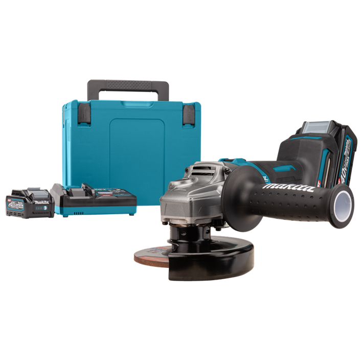Afbeelding Makita 40 v max haakse slijper 125 mm GA005GM201