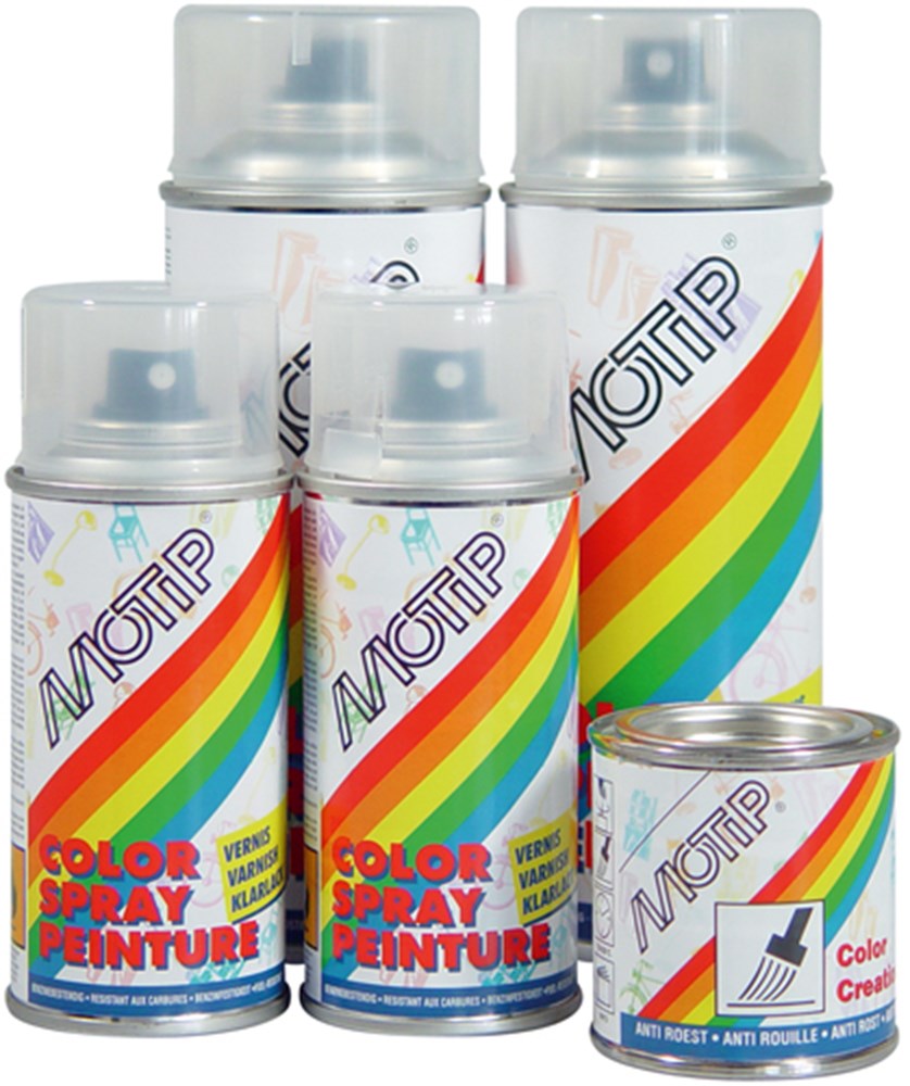 Motip Deco Spray Vernis Transparant - Zijdeglans