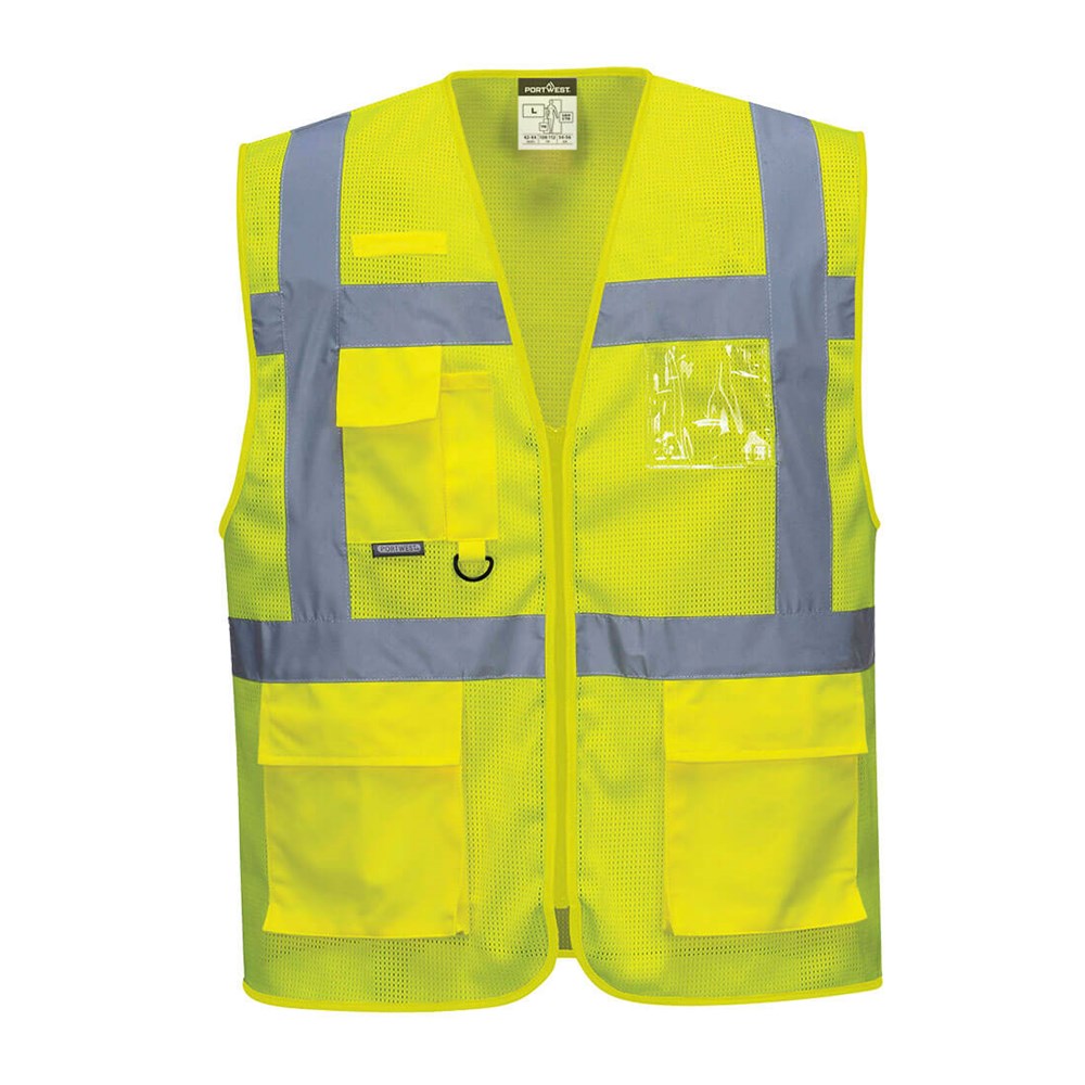 Verkeersvest, polyester gaasdoek