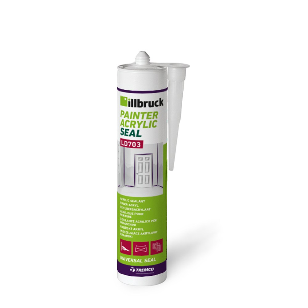 Afbeelding voor Illbruck schilders acryllaatkit wit 310ml