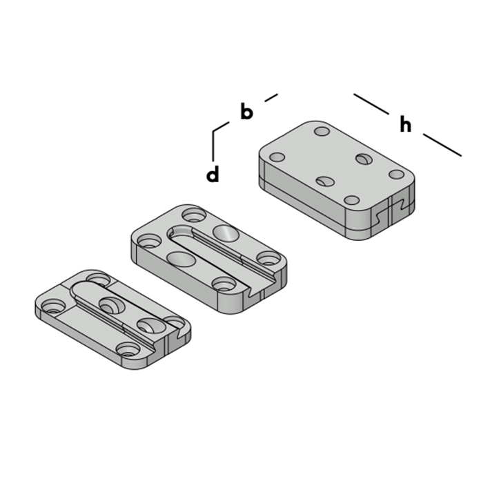 Afbeelding tekening GB blinde houtverbinding XS 5