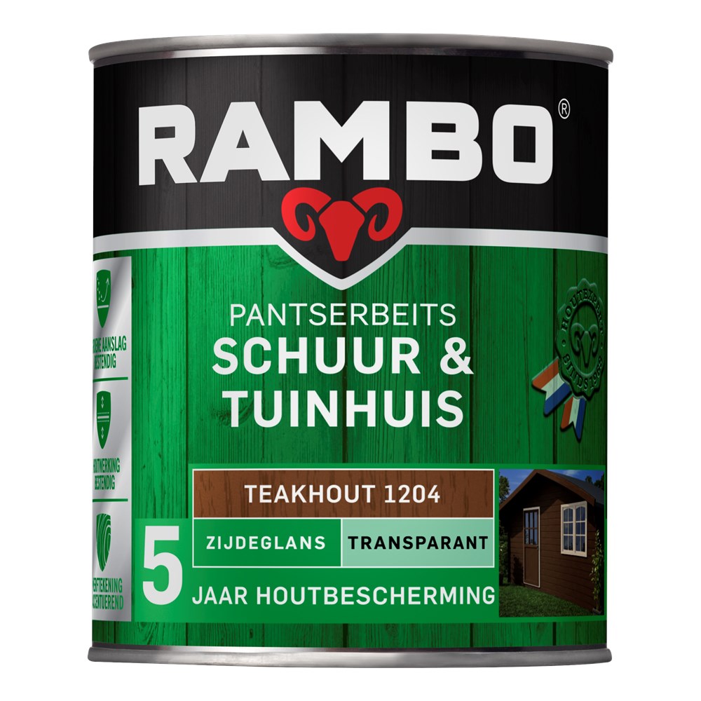 Rambo pantserbeits schuur en tuinhuis zijdeglans transparant (6)