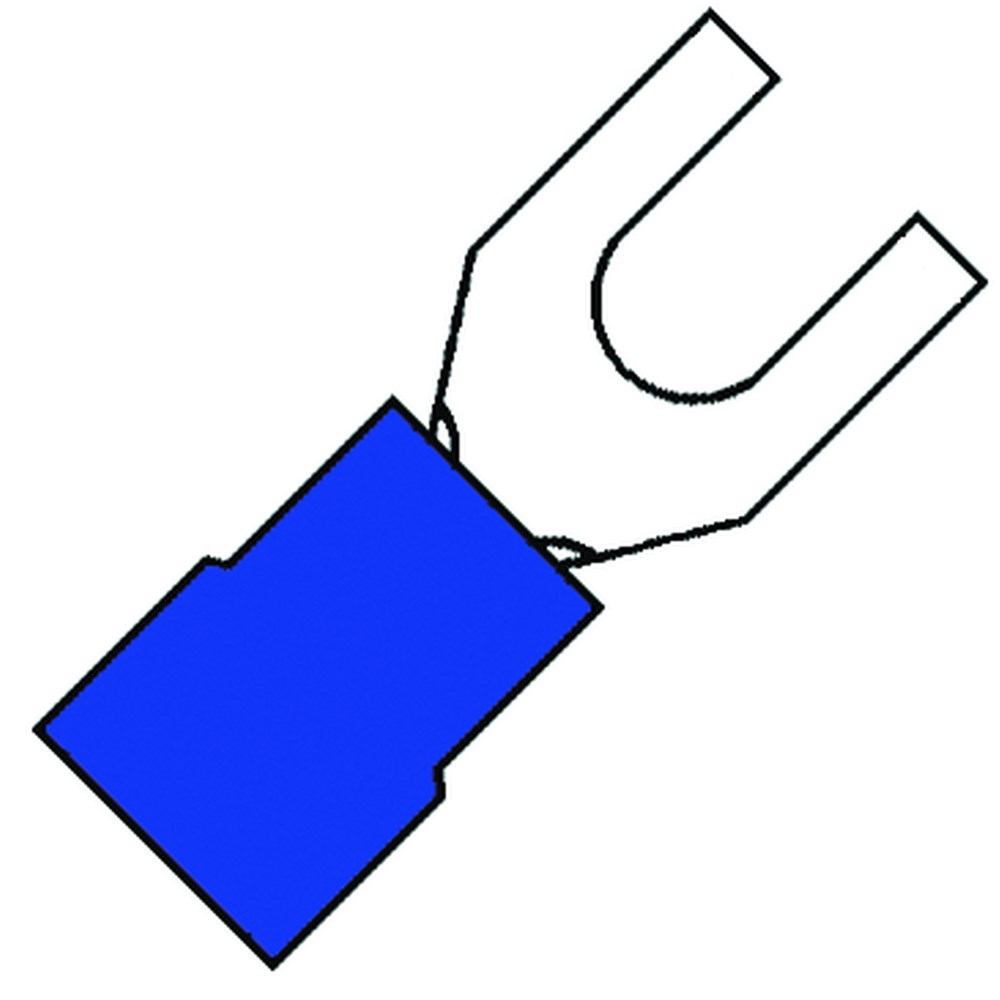 kabelschoen vork geisoleerd blauw-1 kabelschoen vork geisoleerd blauw-1