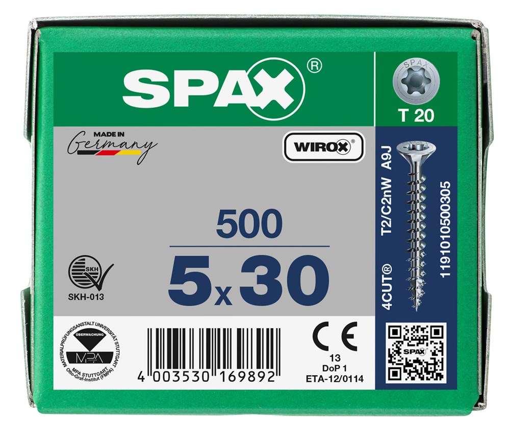 spaanplaatschroef wirox spax-6 spaanplaatschroef wirox spax-6