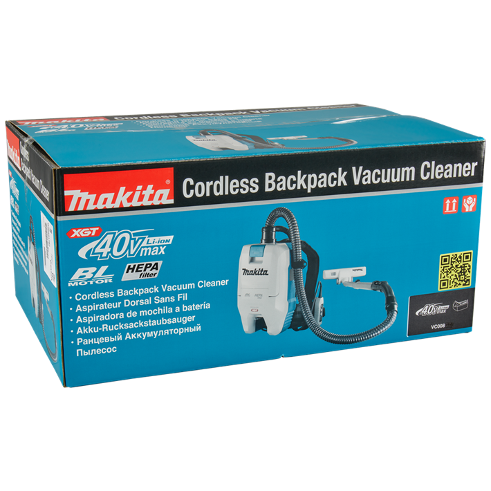 Afbeelding Makita 40 v max rugstofzuiger voor schoonmaak VC008GL201