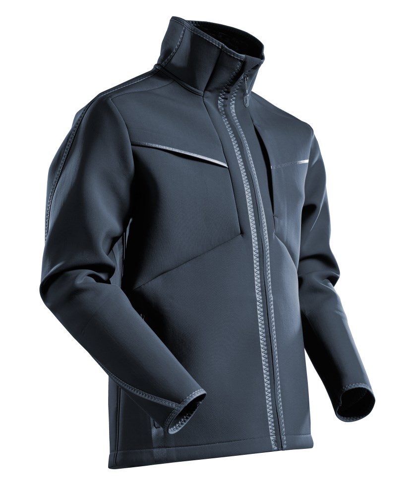 Softshelljack, polyester/polyamide/elastaan