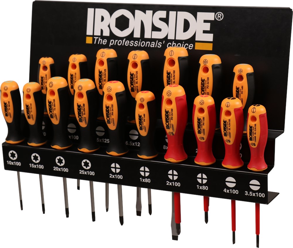 schroevendraaierset met rek ironside-1 schroevendraaierset met rek ironside-1