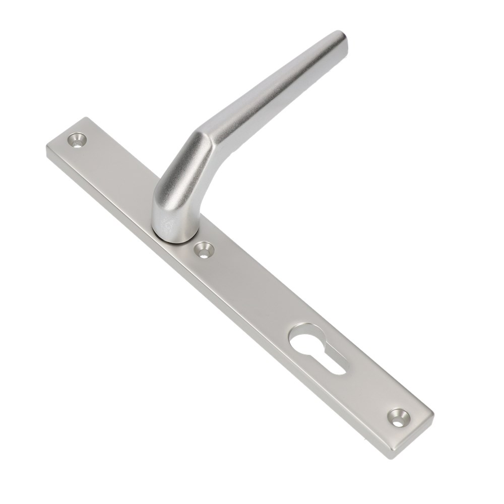 Deurkruk vast op schild, aluminium