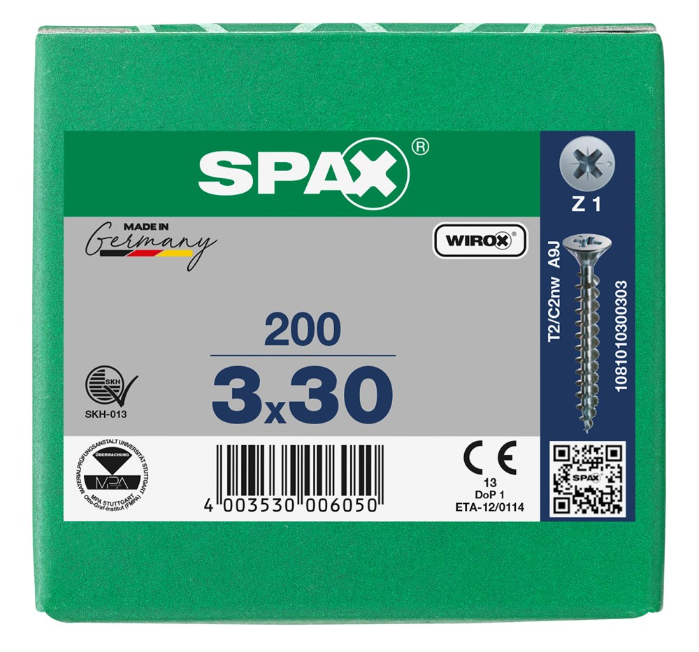 spaanplaatschroef wirox spax-6 spaanplaatschroef wirox spax-6