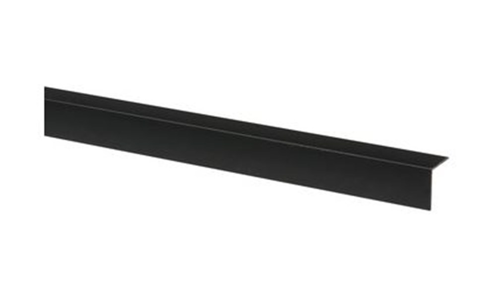 Komst altijd Geschatte Hoekprofiel kunststof zwart 40x20x1.8m (300cm) | Polvo bv