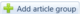 4. Add article group