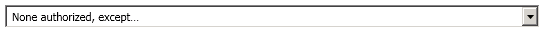 1. Authorization type