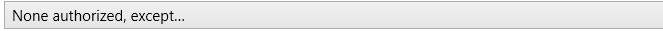 1. Authorization type