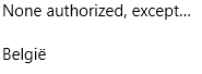 6. Authorization information