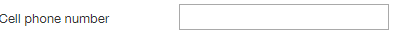 7. Cell phone number