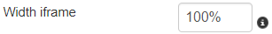 1. Width iframe